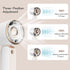 NMM Handheld Fan, Portable USB Rechargeable Mini Turbo Fan with Base, 3 Speed Adjustable Portable Fan with 2000mAh Built-in Battery for Travel Mak...