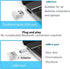 Rechargeable Bluetooth Mouse for Laptop iPad Pro Air MacBook Wireless Mac Chromebook Win8/11 Desktop Computer...