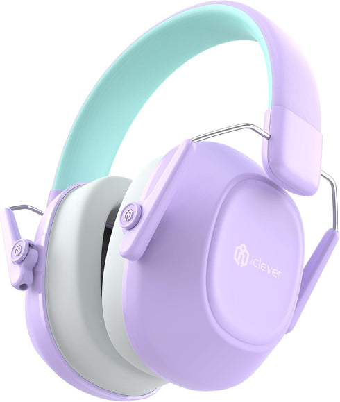 iClever Noise Cancelling Headphones for Kids, SNR 29dB Safety Noise Reduction Ear Muffs for Autism Sensory &Concentration Aid, Ear Hearing Protect...