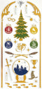 Paper House Productions Harry Potter Christmas at Hogwarts Shiny Foil Enamel Effect Sticker Sheet for Crafts, Scrapbooking & Collecting...