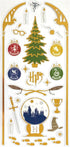 Paper House Productions Harry Potter Christmas at Hogwarts Shiny Foil Enamel Effect Sticker Sheet for Crafts, Scrapbooking & Collecting...