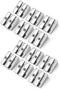 Mr. Pen- Handheld Metal Pencil Sharpener with 2 Holes, Pack of 12, Silver, Colored Pencil Sharpener, Pencil Sharpeners Handheld Pencil Sharpener M...