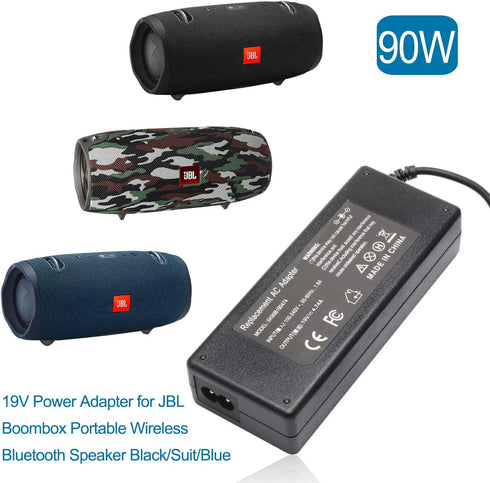 19V Charger for JBL Xtreme 2, JBL Boombox, Xtreme Portable Wireless Bluetooth Waterproof Speaker Power Adapter, JBL Speaker Power Supply Cord...