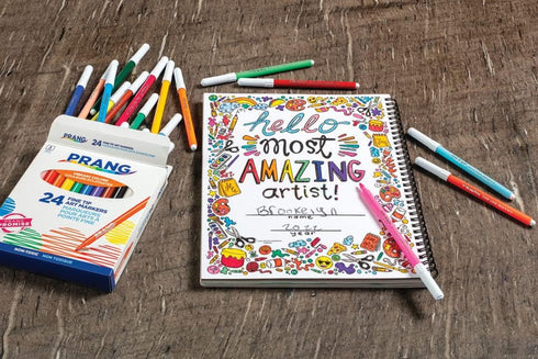 Prang Amazing Artist Sketch Book By Cassie Stephens, White, 8.5” x 11”, 80 Pages...