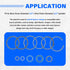 Replace for Hydraulic Log Splitter Cylinder Rebuild Seal Kit, Fit for 5.0" Bore x 2.0" Rod Cylinder...