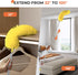Dusters for Cleaning High Ceiling Fan, Newliton Microfiber Feather Duster with 30'' to 100'' Telescoping Extension Pole, Long Extendable Duster fo...