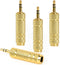 4pack 3.5mm to 1/4 Adapter 1/8 Male to 1/4 Female Headphone Jack Adapter Stereo Audio Adapter Jack Plug......