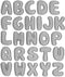 Metal Dotted Line Capital 26 Alphabet Cutting Dies, Spelling Letters Die Cuts for Card Making Stencil Embossing Tool Scrapbooking DIY Etched Craft...