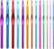 OYEUYID 14 pcs Multicolor Aluminum Crochet Hooks Knitting Needles Craft Yarn 2-10mm......