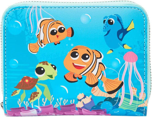 Loungefly DIsney Finding Nemo 20th Anniversary Zip Around Wallet...