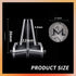 10Pcs Acrylic Card Stands for Sports Cards Mini Easel Holder Baseball Sports Trading Graded Card Stand for Displaying Pocket Graded Card Coin Disp...