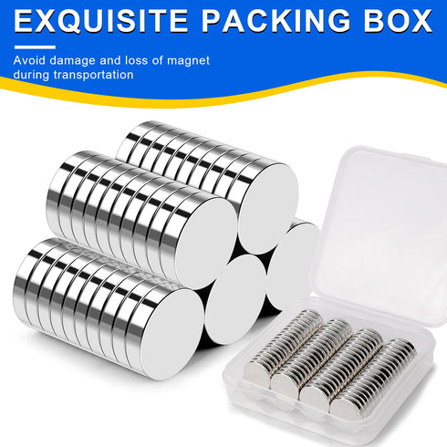 Small Magnets, 50 Pack Refrigerator Magnets 15x3mm Rare Earth Magnets Neodymium Magnets for Crafts, Whiteboard, Kitchen Cabinet......