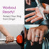 Silicone Ring Protector - Engagement and Wedding Ring Protector for gym - Ring Guards for Ring Sizes 4-8 - Pack of 3 (Oura Ring Fit May Vary)...