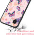 Case for Alcatel TCL A3 with Lanyard Strap Flowers Butterfly Design Shockproof Protective Phone Case for Girls Women Slim Floral Cover for TCL A3 ...