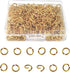 600 Pcs Gold Plated Jump Rings Split Rings Circle Clasp Connecting Rings Jewelry Necklace Bracelet Pendant Choker Charm Loops DIY Craft Earring Ma...