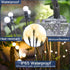 TONULAX Solar Garden Lights - New Upgraded Solar Swaying Light, Sway by Wind, Solar Outdoor Lights, Yard Patio Pathway Decoration, High Flexibilit...