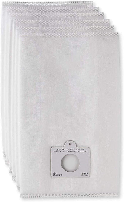 Compatible with Kenmore Canister Vacuum Bags Type Q/? HEPA - Models 5055, 50557, 50558, 20-53292, 53291, 200, 400, 700, 800 Series - Pack of 6 Pre...