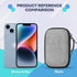 Case Compatible with Anker MagGo 3-in-1 Charging Station Qi2 Certified 15W MagSafe,Compatible Wireless Charger Stand (Foldable 3-in-1), (Gray/Blac...
