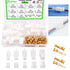 432PCS Auto Electrical Wire Connectors Kit,2.8mm 2 3 4 6 9Pin Wire Connector Housing Terminal Male Female Plug Pin Header Crimp Wire Terminals Con...