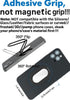 Phone Holder Foldable Phone Stand Phone Ring Holder Finger Kickstand 360° Rotation Cell Phone Stand Metal Phone Grip for Magnetic Car Mount Sticky...