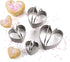 RSVP International Endurance Heart Shape Biscuit Cutters - Stainless Steel, Set of 4 | Nest for Easy Storage | For Cutting Thick or Thin Dough | P...