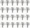 Bonsicoky 50 Pcs Stainless Steel Boat Canvas Snaps, 3/8" Socket Snap Screw Canvas Snap Tool for Boat Covers, Total Length: 16mm...