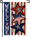 Independence Day 4th of July Garden Flag Burlap 12x18 Inch Double Sided, Patriotic American Stars and Stripes Yard Outdoor Decor DF304...