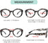 Eyekepper 4 Packing Round Reading Glasses Women Large Frame Stylish Readers +0.50...