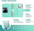 Budget Binder, A6 Marble PU Leather Binder, Money Organizer Budget Planner with 8 Zipper Cash Envelopes, 12 Expense Budget Sheets & 2 Letter Label...