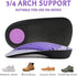 High Arch Support Insoles, 3/4 Length Orthotic Inserts for Plantar Fasciitis, Flat Feet, Over-Pronation, Relief Heel Spur Pain...