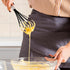 Silicone Whisk, Stainless Steel Wire Whisk Set - 3 PCS Rubber Whisks for Cooking, Non-stick Cookware, Kitchen, Balloon Egg Beater Perfect for Blen...