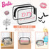 12 PCS Clear Toiletry Bag for Women Men, Transparent Cosmetic Bag for Travel Makeup Organizer TSA Approved Pouch - Black,Small...