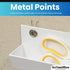 1InTheOffice Panel Wall Wire Hooks, Wall Hooks for Fabric Panel Cubicle Hooks, Silver, 50 Pack...