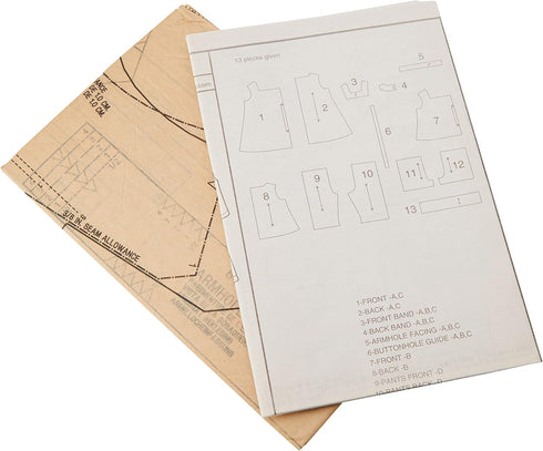 New Look Sewing Pattern 6473 Toddler Separates, Size A (1/2-1-2-3-4)...