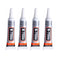 B7000 glue clear with precision tip for crafts phone shoes leather jewelry metal stone rhinestones and fabric glue permanent?4X10ml/0.3fl.oz?...