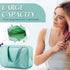 Hillban 4 Pieces Travel Nylon Makeup Bag Set Preppy Cosmetic Bag Nylon Cosmetic Zipper Pouches Travel Toiletry Bag for Women Girls for Toiletries ...