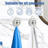 Heavy Duty Vacuum Suction Cup Hooks, Silver Plated Polished Super Suction for Kitchen Bathroom, 1 Pack...