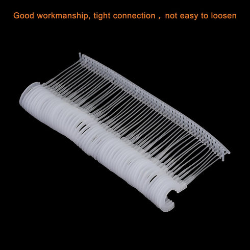 MECCANIXITY J Hook Standard Tagging Fasteners,Plastic Regular,Standard Label Gun Price Tagging Barbs for Garment Price Tag Label Tagging Barbs 25m...