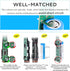 Electric Toothbrush Battery Replacement for Philips Sonicare Parts HX6300 HX6500 HX6610 HX6700 HX6900 HX9300 Series with Solder Wire, Disassemble ...
