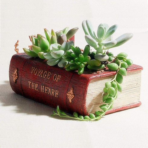 Succulent Pots, Cute Resin Animal Flower Planters Decorations, 4 Inches, Creative Pot for Sempervivum with Drainage, Gift for Women, Man, Office a...