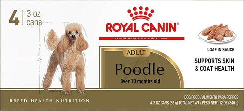 Royal Canin Poodle Adult Breed Specific Wet Dog Food, 3 oz. can...
