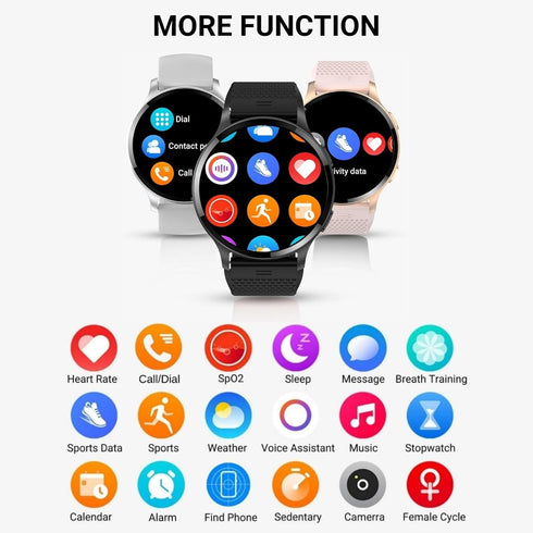 Smart Watches for Women Men (Call Receive/Dial), 1.5" Smartwatch with Call/Text/Heart Rate/Sleep/Calories Counter Game, IP68 Waterproof Fitness Tr...