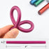 BATDIYOW Mini Glitter Glue Gun Sticks Colored 30 PCS 6 Colors 0.27 in x 4 in Compatible with Most Glue Guns...