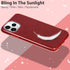 MATEPROX Compatible with iPhone 11 Pro Max case,Bling Sparkle Cute Girls Women Protective Christmas Case for iPhone 11 Pro Max 6.5inch(Red)...