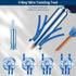 Paddusn Wire Twister Tool for Drill, 3 Way/ 5 Way Wire Stripper for Drill, Electrical Wire Stripping and Twisting Tool for Power Drill, 3pcs Wire ...