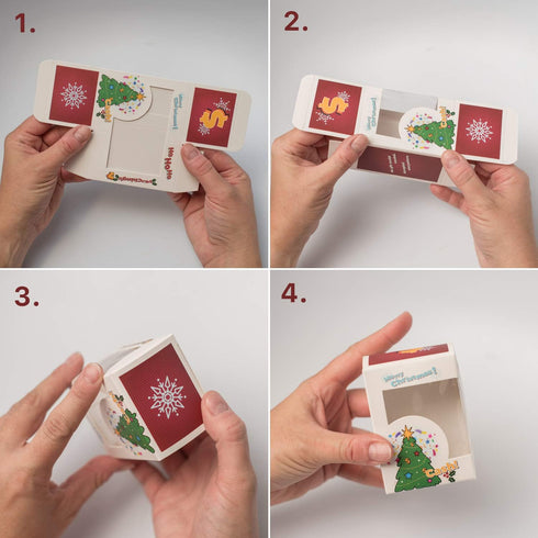 DUNEROLLER Christmas Cash Gift Boxes for Gifting Money...