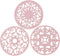 Smitchraft Silicone Trivets for Hot Dishes, Pots & Pans, Hot Pads for Kitchen Quartz Countertops, Silicone Pot Holders Mat, Multi-use Carved Heat ...
