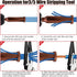 Twisting Wire Tool Set, 3 Way/ 5 Way Tool Stripping Wire and Wire Tool Cap Twisting with 1/4" Chuck (Red), Stripper Wire and Twister, Connector Tw...