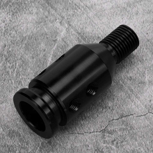 Shift Knob Adapter, Universal Car Shift Knob Adapter for Non Threaded Shifters 12x1.25 (Black)...