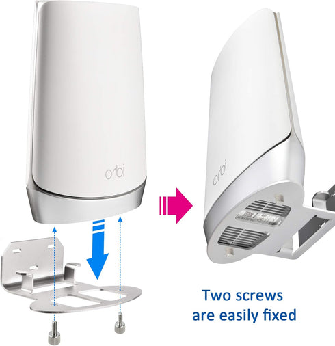 Wall Mount for Netgbear Orbi WiFi 6 Router with Sturdy Metal Stand Compatible Orbi WiFi 6 Router RBK753 RBK852 RBK853 RBS750 RBK752 RBK850 RBS750 ...